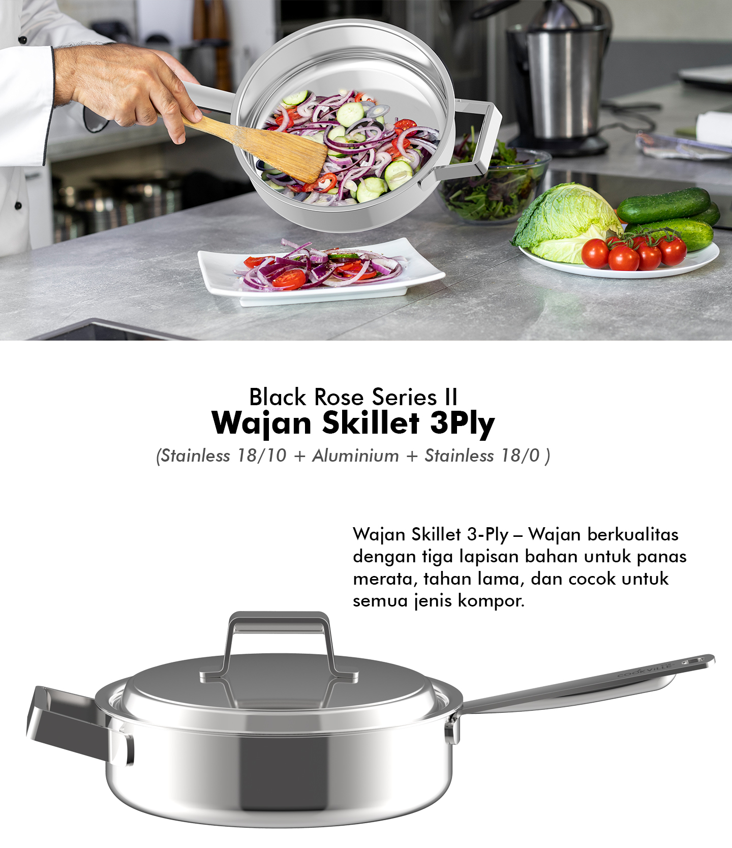3 Ply Wajan Skillet